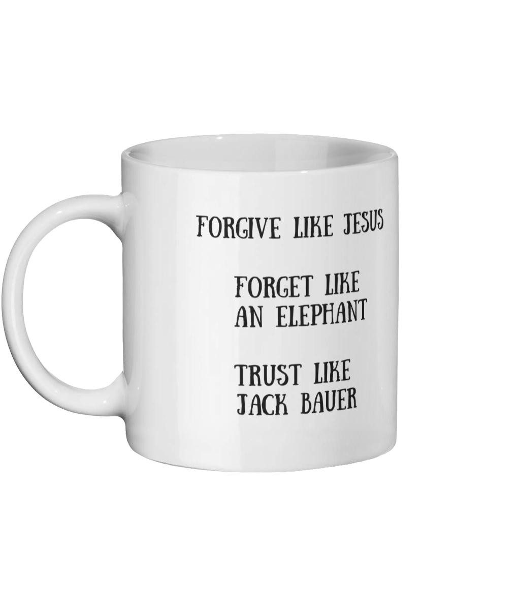 Forgive Like Jesus Mug Left Side